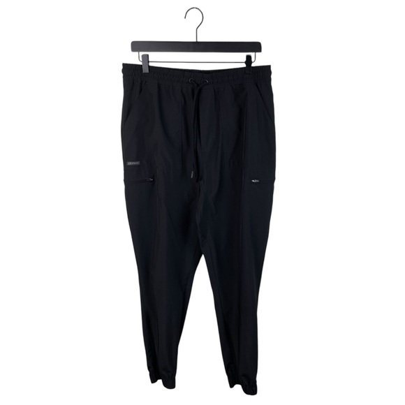 Jaanuu Men's Jogger Scrub Pants Black Size Large Style J85002 Nursing Scrubs - Picture 1 of 6